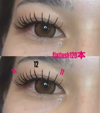 マツエク・マツパ AMIKA🌹 Amaranthのマツエク・マツパデザイン