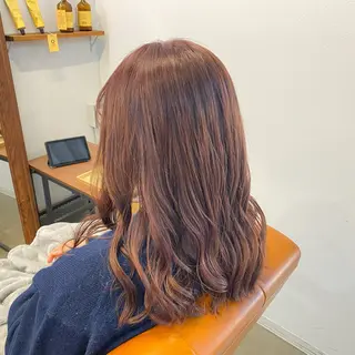 セミロング カラー 木宮 美緒のヘアスタイル