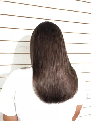 セミロング カラー 🧡艶髪ちゅるん髪 🫧🧡YUKI❄️のヘアスタイル