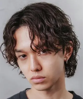 パーマ メンズ 仙台波巻きパーマ/ fifth/遠藤楓雅のヘアスタイル