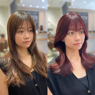 セミロング 映える顔まわり/前髪 特化 💗 ユキマのヘアスタイル
