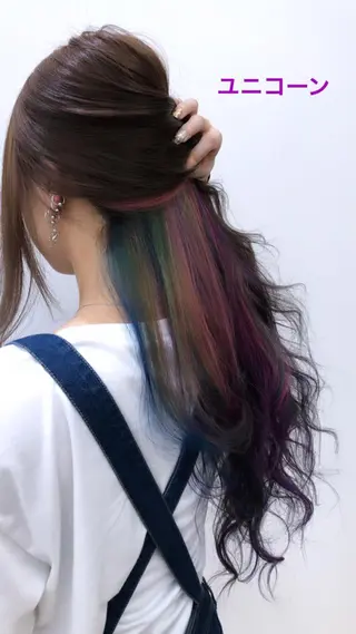 ロング カラー 渋谷/フェード/ 國分 翔のヘアスタイル