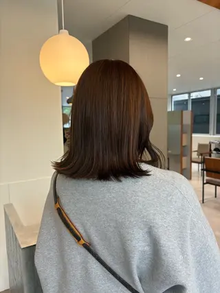 ミディアム 透明感カラー /Shizuki🦤のヘアスタイル