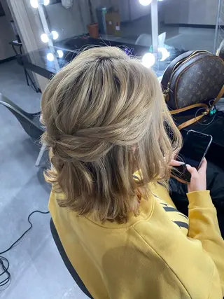 ヘアアレンジ 大天使 まいめろのヘアスタイル