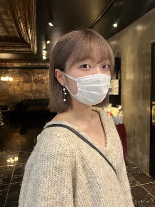 カラー haco＋所属・圧倒的デザイン力 店長🎨RENAのヘアスタイル