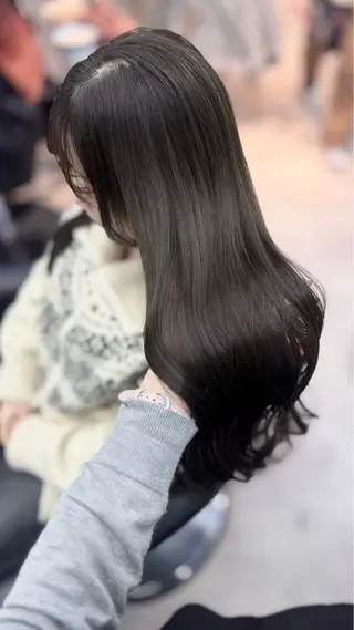 ロング カラー mareka/顔周り /透明感カラー🤍のヘアスタイル