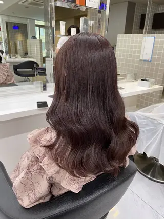 セミロング ヘアアレンジ カラー 🪞【公式】表参道 🪞knot🪞のヘアスタイル