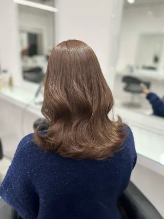 セミロング カラー パーマ ヘアアレンジ メンズ ♡ 𝐑𝐈𝐎♡のヘアスタイル