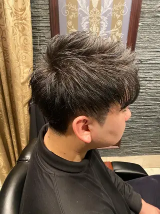 ショート メンズ 浅見 天翔のヘアスタイル