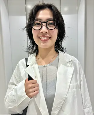 ミディアム パーマ 🌿ショート🌿 パーマ🌿淳平のヘアスタイル