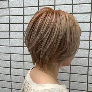 ショート カラー 大人女性の救世主🙌 鶴見/大勝拓真のヘアスタイル