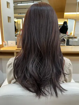 ロング カラー ✂︎HITOMI✂︎ 副店長のヘアスタイル