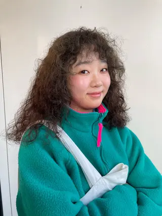 セミロング カラー 🎀レイヤー/パーマ カラー/ai🎀のヘアスタイル