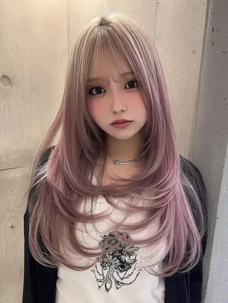 ロング 周防 頼翔のヘアスタイル