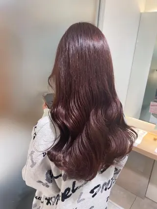 ロング カラー 佐藤 梨里花 ❤︎のヘアスタイル