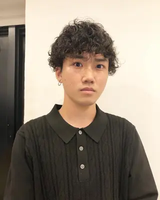 パーマ ヘアアレンジ メンズ メンズ特化✂️栗原 侑也のヘアスタイル