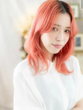 セミロング カラー ✨過去1と言わせます ✨柿沼幸輝のヘアスタイル