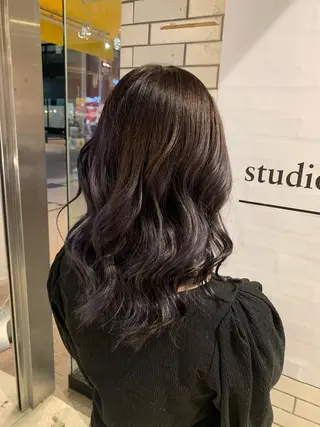 セミロング 大橋 心のヘアスタイル