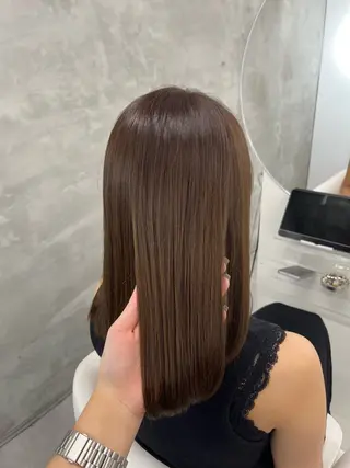 ミディアム カラー yuuna ✮ door whiteのヘアスタイル