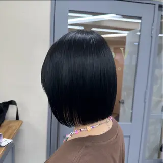 セミロング カラー ハイトーン/ウルフ /エクステ/ましろのヘアスタイル