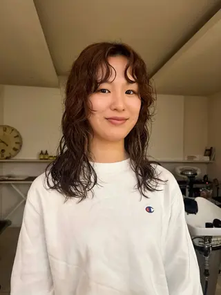 ロング パーマ 今泉/kai🐇ボブ 似合わせカットのヘアスタイル