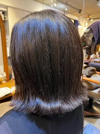 ミディアム 佐藤槙哉 サトウシンヤのヘアスタイル