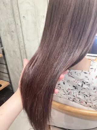 ロング ✨色持ちの良い艶 カラー✨蟹江真世のヘアスタイル