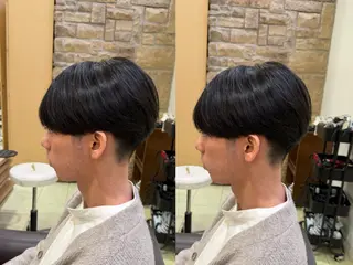 ミディアム メンズ シャドウパーマ/ピン パーマ/だいじゅのヘアスタイル