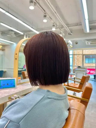 ショート カラー 長島美織 /透明感カラーのヘアスタイル