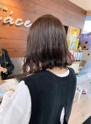 ミディアム 🫧艶髪カラー🫧 森本くるみのヘアスタイル