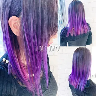 セミロング カラー 枚方/樟葉駅 ３分 enn. AKIRAのヘアスタイル