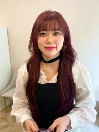 ミディアム カラー 髪質改善ミルクティー SATSUKI🌼.のヘアスタイル