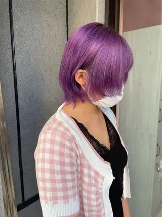 ショート カラー 【毎朝セット3分】 メンズパーマ　真人のヘアスタイル