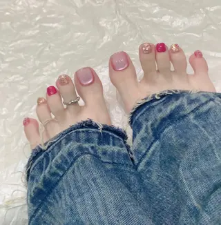 カラー  Nail 秋(アキ)のネイルデザイン