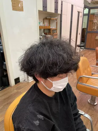 カラー メンズ 川上拓真 ✂︎学芸大学のヘアスタイル