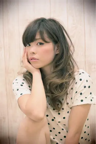 ロング カラー パーマ 店舗代表 佐藤 幸平のヘアスタイル