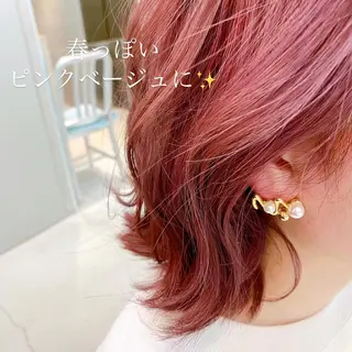 ミディアム カラー 艶髪と透明感を ‼️/若林のヘアスタイル