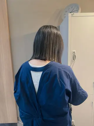 ショート ハルカ/透け感カラー /顔周りレイヤーのヘアスタイル