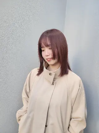 ミディアム OMA カタギシのヘアスタイル