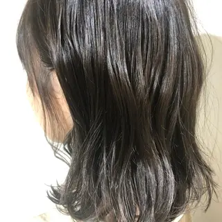 セミロング カラー ヘアアレンジ 横浜Bob美容師🤎 ERINAのヘアスタイル