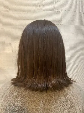カラー 岡山駅/髪質改善 透明感カラー🐼のヘアスタイル