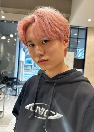 ショート 名古屋/落ちる黒 黒染め落としのヘアスタイル