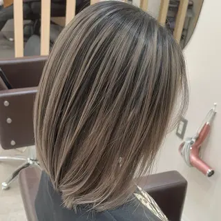 ミディアム カラー juhl/髪質改善/ 縮毛矯正/遠藤航平のヘアスタイル