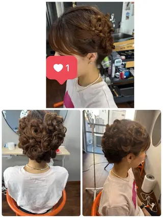 タカハシ リナのヘアスタイル