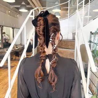 ヘアアレンジ インナーカラー♡ Nanakoのヘアスタイル