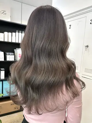 カラー 🤍垢抜け♡透明感 カラーmoeka🤍のヘアスタイル