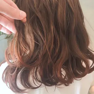 セミロング カラー las PAVILIONのヘアスタイル