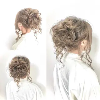 ロング ヘアアレンジ ✨最強美容師✨ 💙にっしー西村💙のヘアスタイル