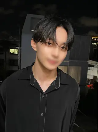メンズ 韓国タッセルカット レイヤーカットのヘアスタイル