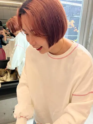 ショート 似合わせカットカラー 👩MINAのヘアスタイル